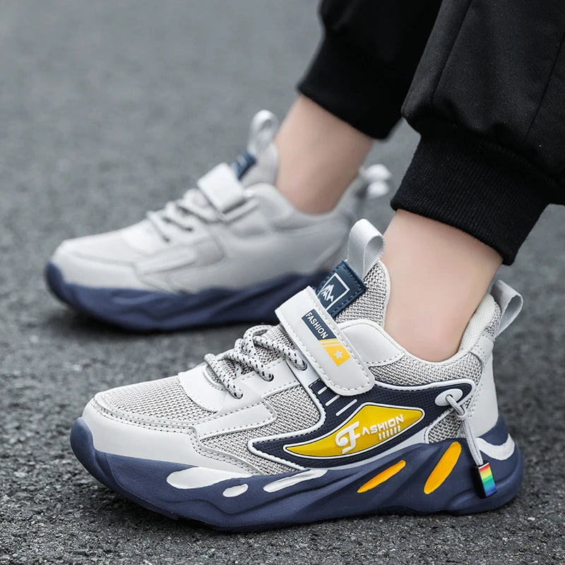 Kids Breathable Casual Sneakers – Outdoor Running & Tennis Shoes