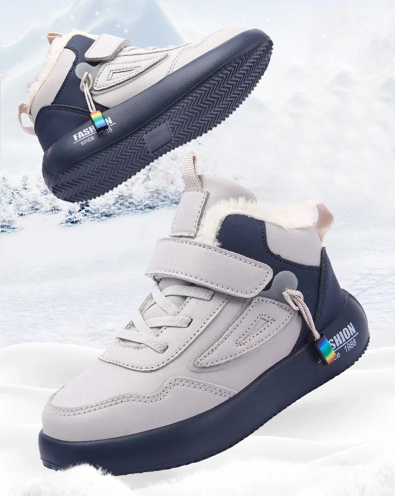 Kids’ Winter Snow Boots – Warm, Non-Slip Outdoor Sneakers