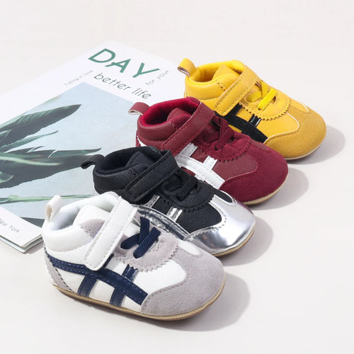 Baby First-Step Shoes (0–18M) – Spring/Autumn Casual Sneakers
