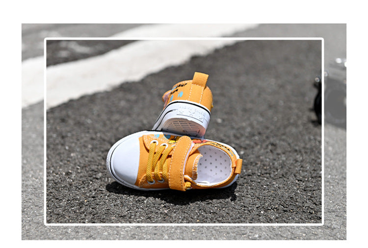 Kids Canvas Shoes – Breathable Low-Top Casual Sneakers