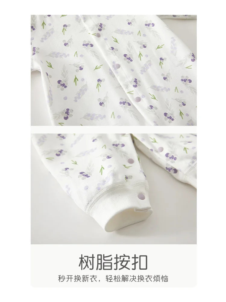 Newborn Baby Onesie, Spring/Autumn, Cotton