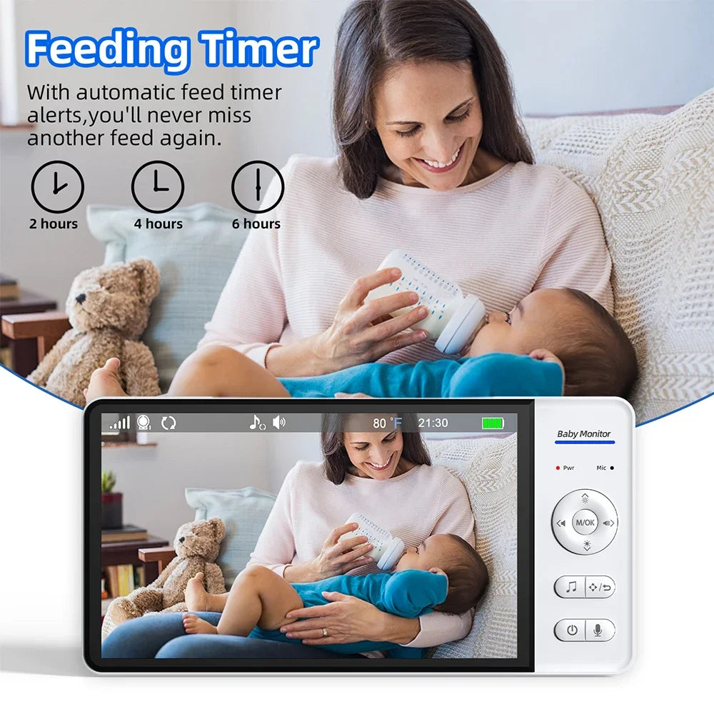 Baby Camera – 4X Zoom & 5000mAh Battery