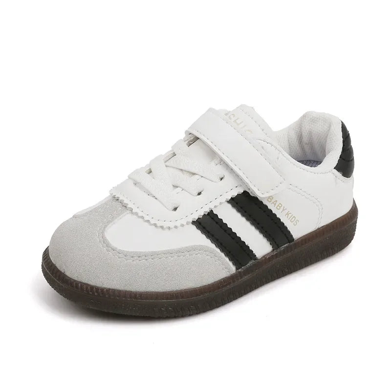Kids’ Sneakers – Soft-Soled, Hook & Loop Casual Shoes