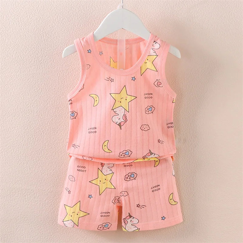 Cotton Infant Casual Summer Outfit (0–4Y)