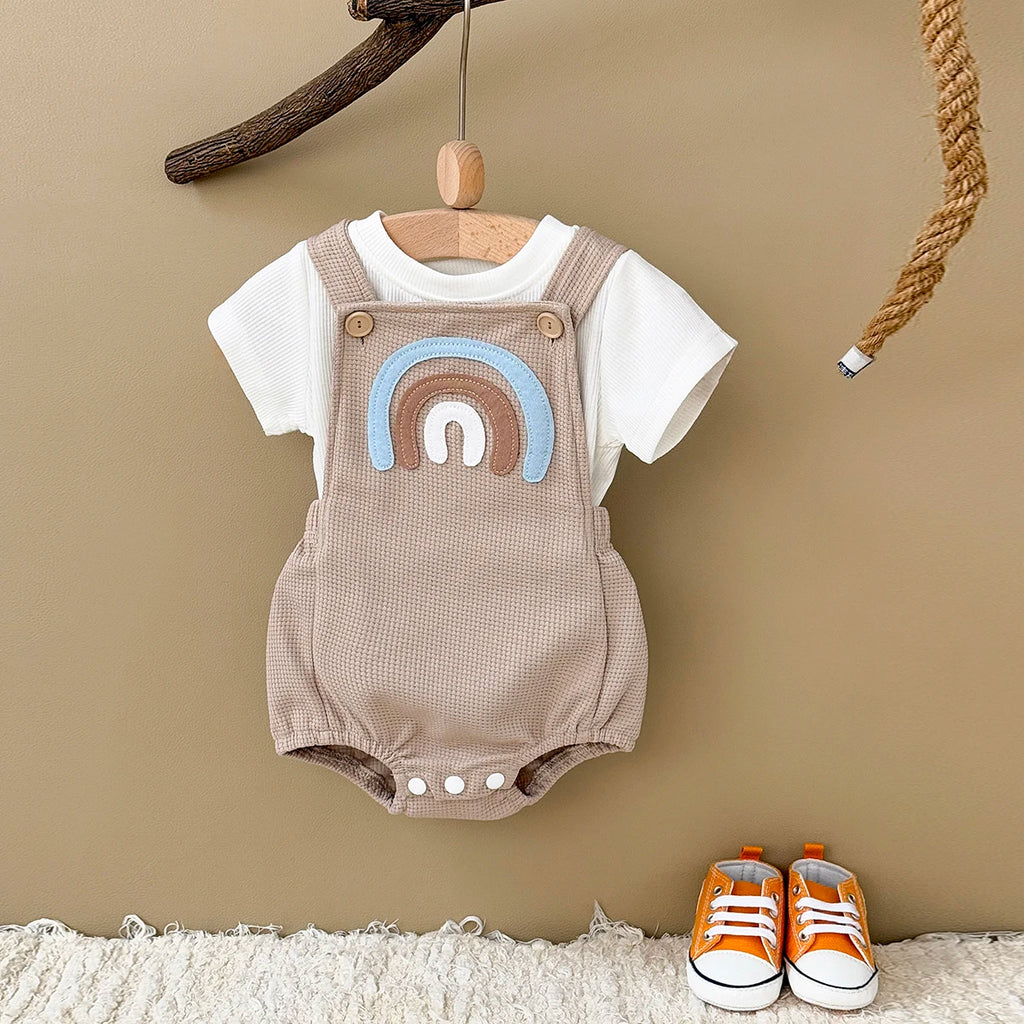 2PCS Baby Summer Set – Romper & T-shirt