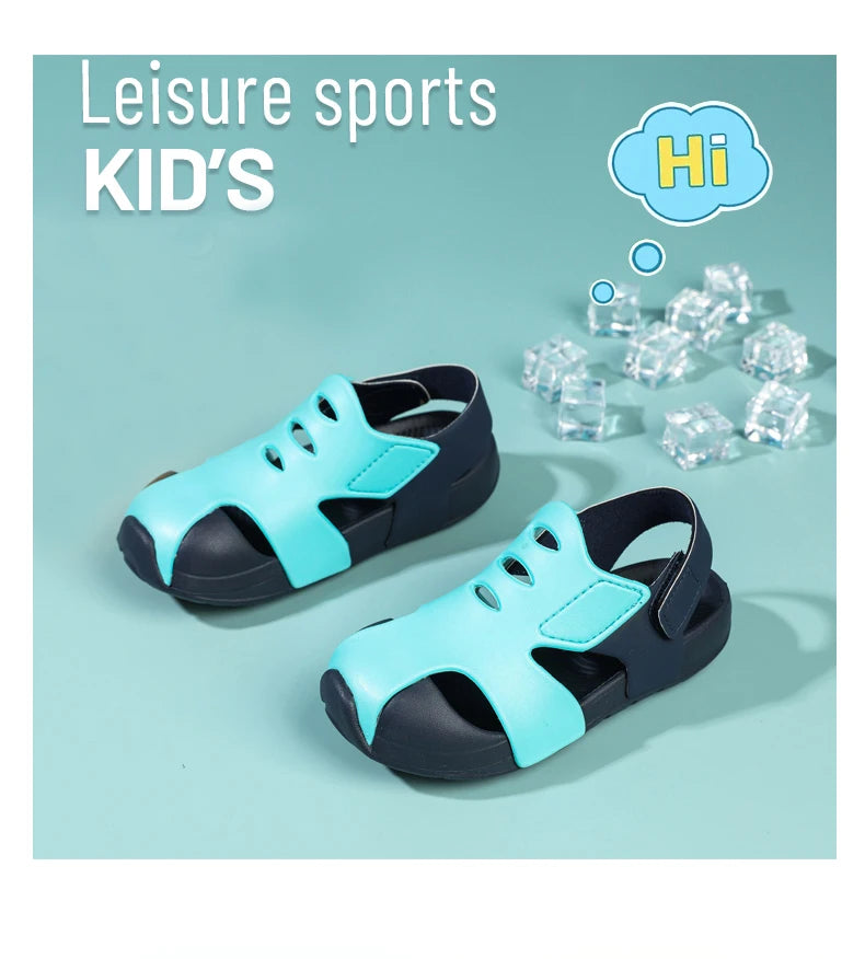 Kids’ Summer Sandals – Candy Color, Breathable Mesh Shoes