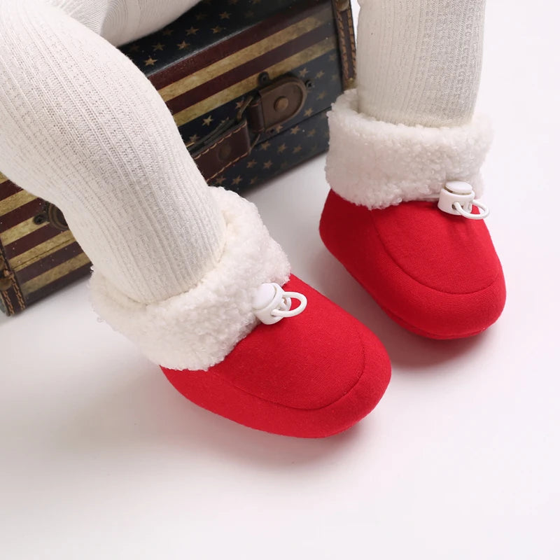 Winter Newborn Baby Cotton Booties