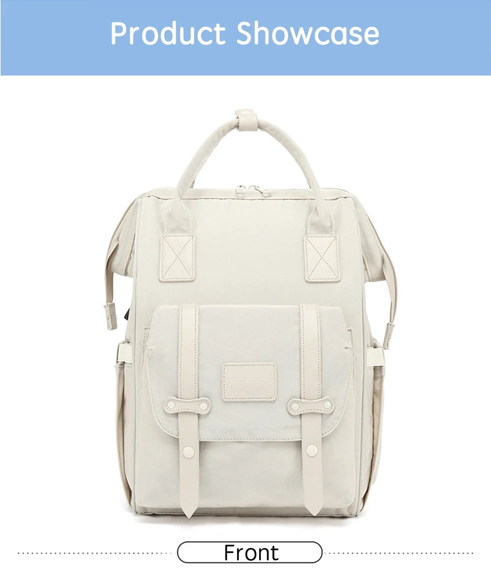 Maternity Diaper Backpack for Travel – Waterproof with Stroller Hooks