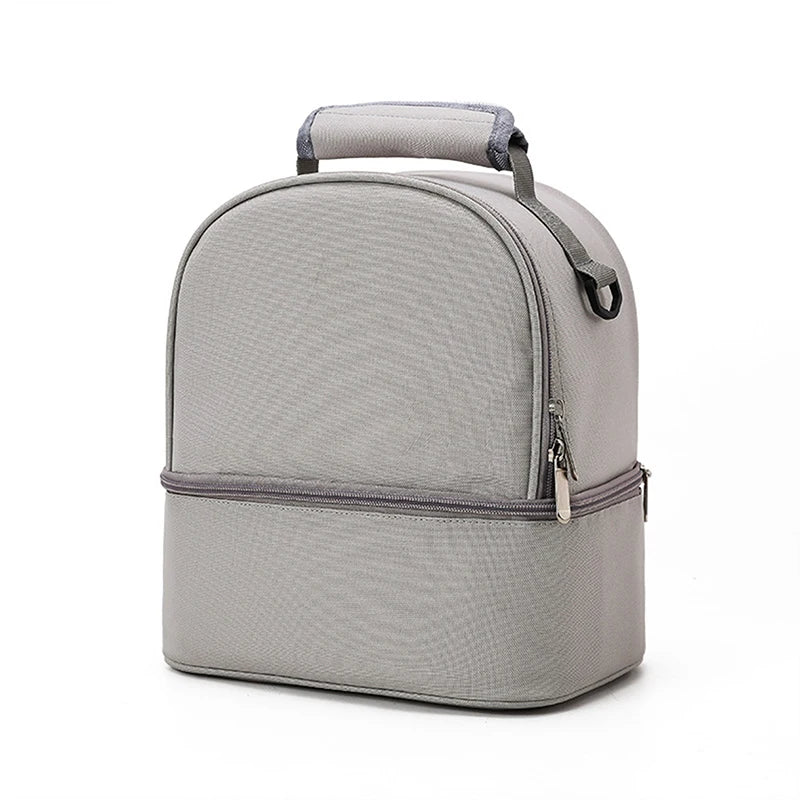 Fashion Mommy Bag – Insulated, Large Capacity, Portable for Travel & Picnic