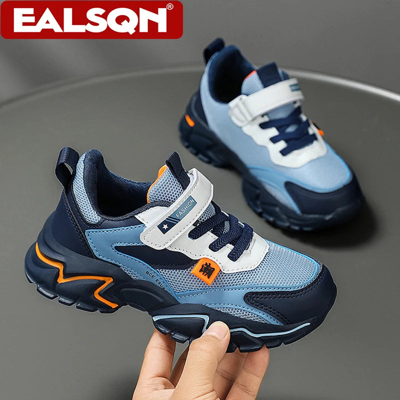 Kids Breathable Sneakers – Outdoor Casual & Sport Shoes (5–16 Years)