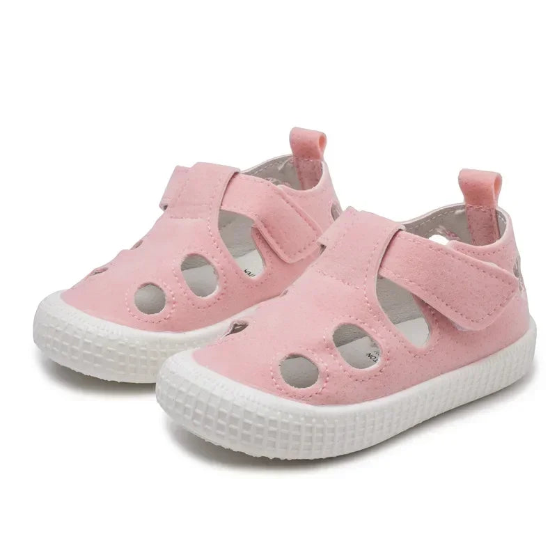 Kids’ Half Sandals – Soft, Breathable Summer Shoes