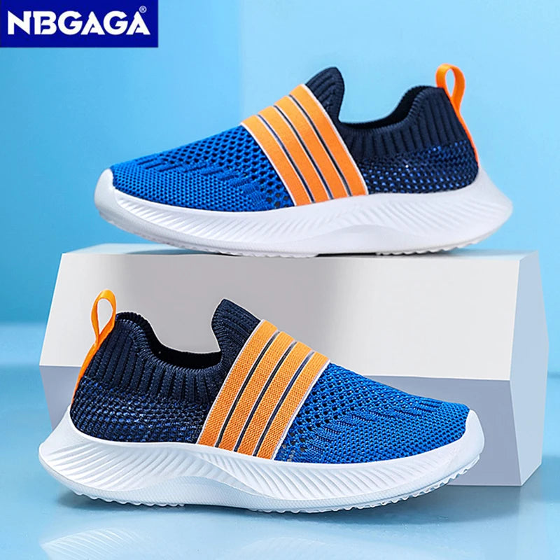 Kids’ Breathable Slip-On Sneakers – Lightweight & Comfortable (28–39)