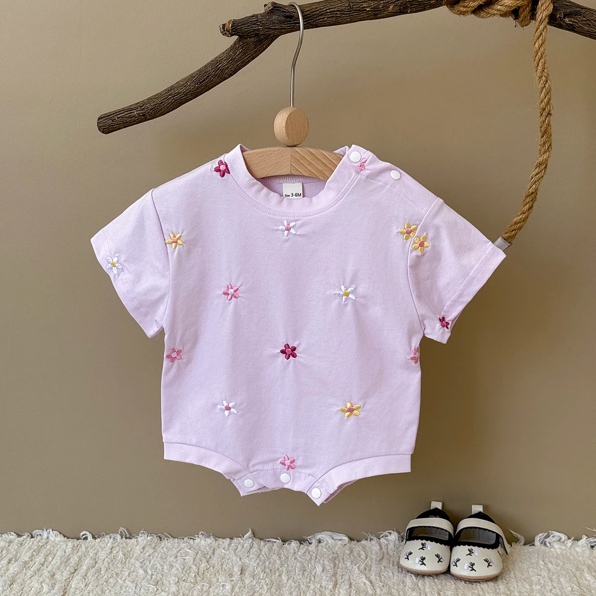 Jumpsuit Cotton Infant Bodysuit Girls  0-18M