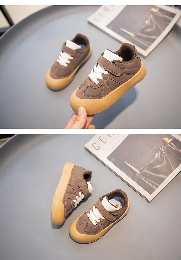 Kids’ Fashion Sneakers – Velcro Casual Sports Shoes