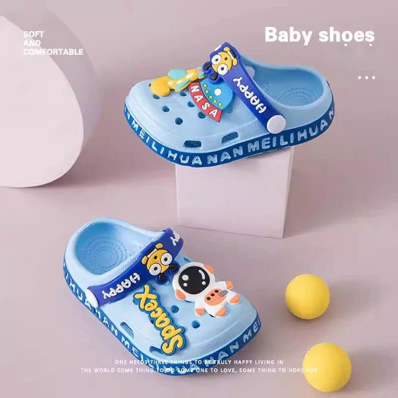 Kids Open-Toe EVA Sandals – Soft Non-Slip Clog Shoes