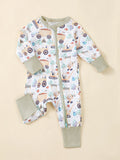 Baby Boys Bear Romper – Long Sleeve (0–12M)