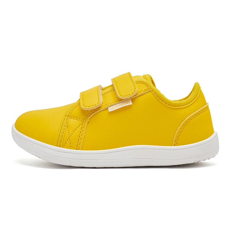 Kids Barefoot Sneakers – Lightweight Wide-Toe Hook & Loop Shoes