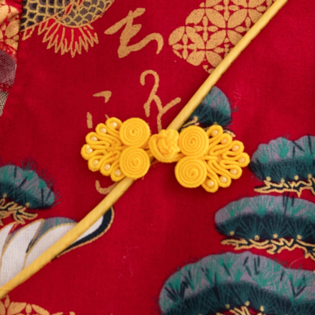 Baby Girl Red Qipao Dress (0–2Y)