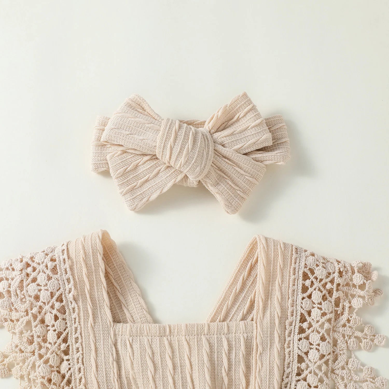 Sleeveless Solid With Bow Fashion  Outdoor Streetwear Dress