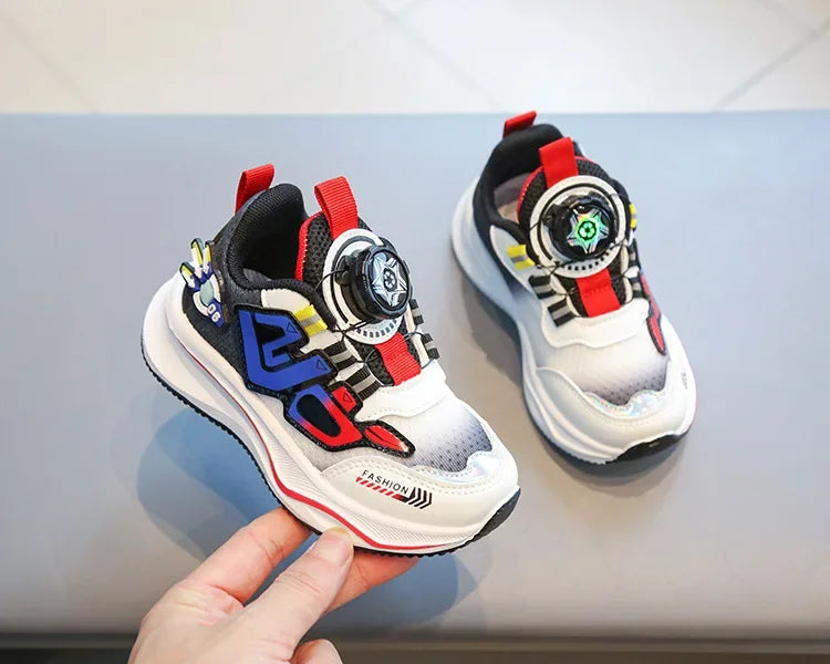 Kids’ Breathable Mesh Sneakers – Soft, Non-Slip Running Shoes