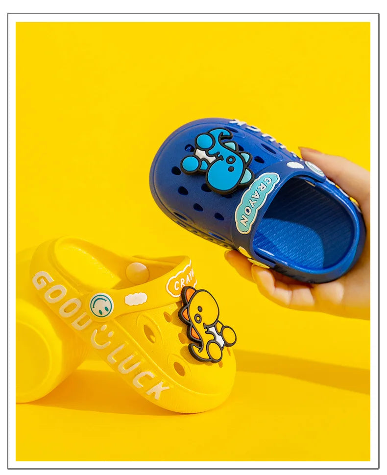 Baby Summer Sandals – Cartoon Garden & Beach Shoes for Boys & Girls