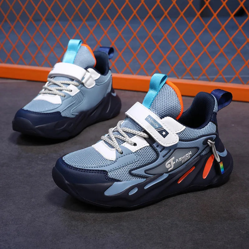 Kids Breathable Casual Sneakers – Outdoor Running & Tennis Shoes