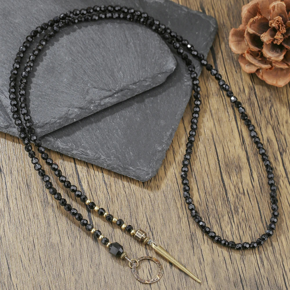 Vintage Bohemian Niche Design Long Pendant