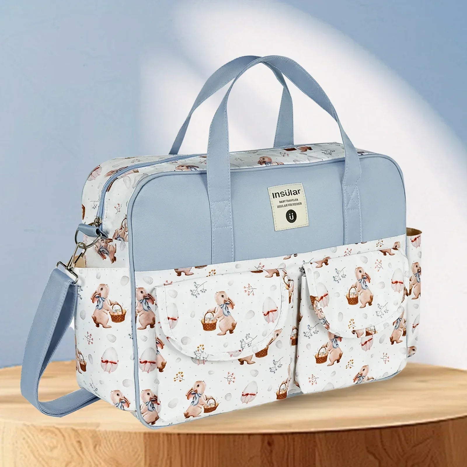 New Mummy Bag – Small Size, Lightweight, Waterproof, Multi-Functional Baby Diaper Crossbody Bag