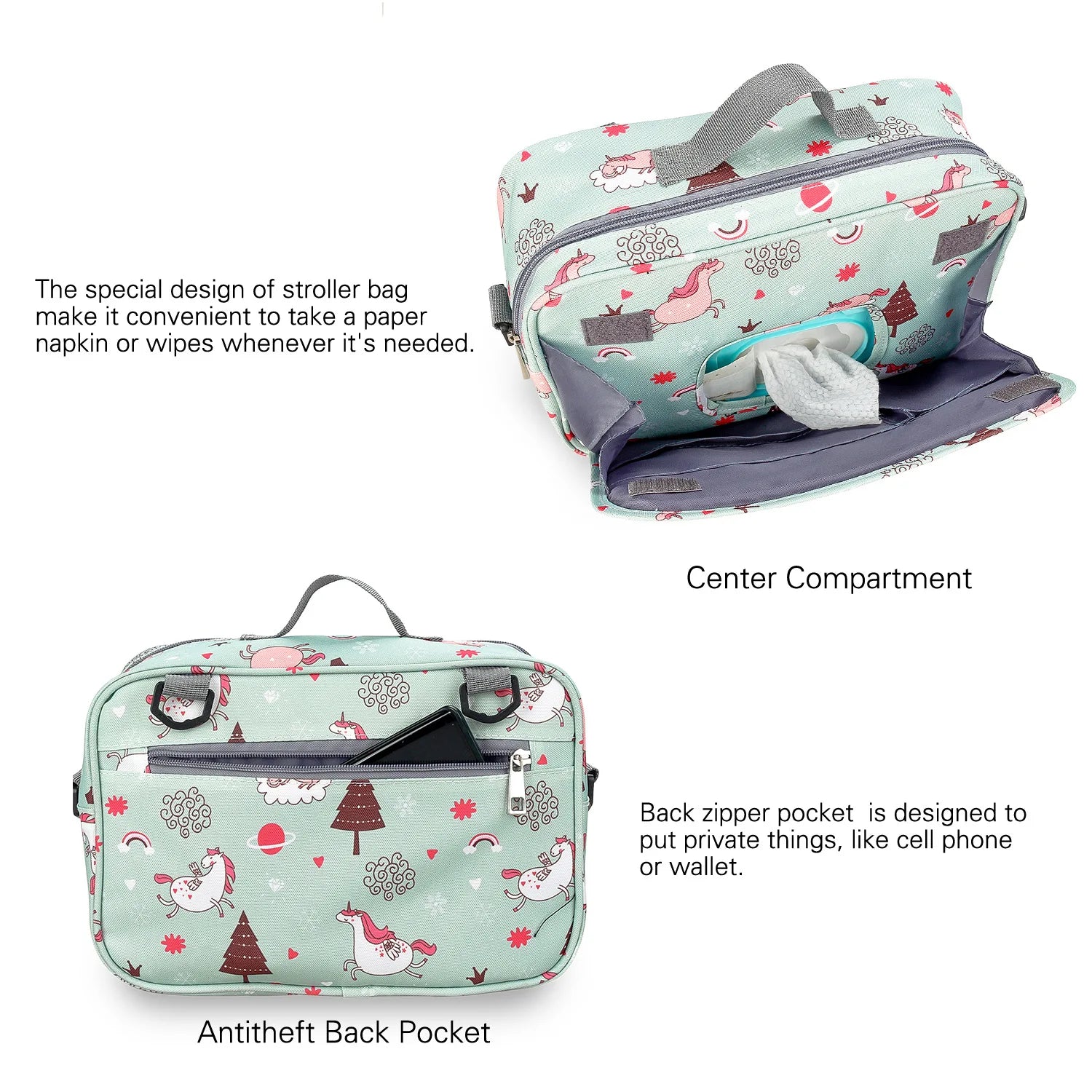 Fashionable Baby Bag – Waterproof & Wet/Dry
