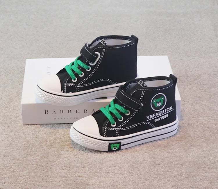 Kids’ Canvas Sneakers – Soft, Non-Slip, Breathable Shoes