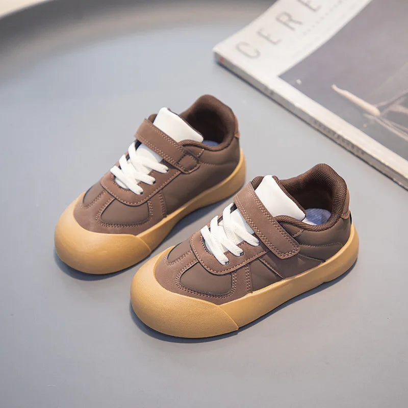 Kids’ Fashion Sneakers – Velcro Casual Sports Shoes
