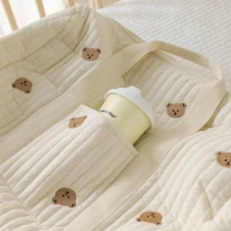 Maternity Bear Bag – Baby Diaper & Travel Tote