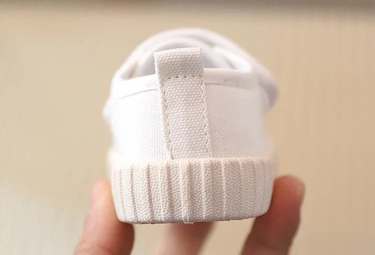 Kids Canvas Sneakers – Soft Breathable Candy-Colored Shoes