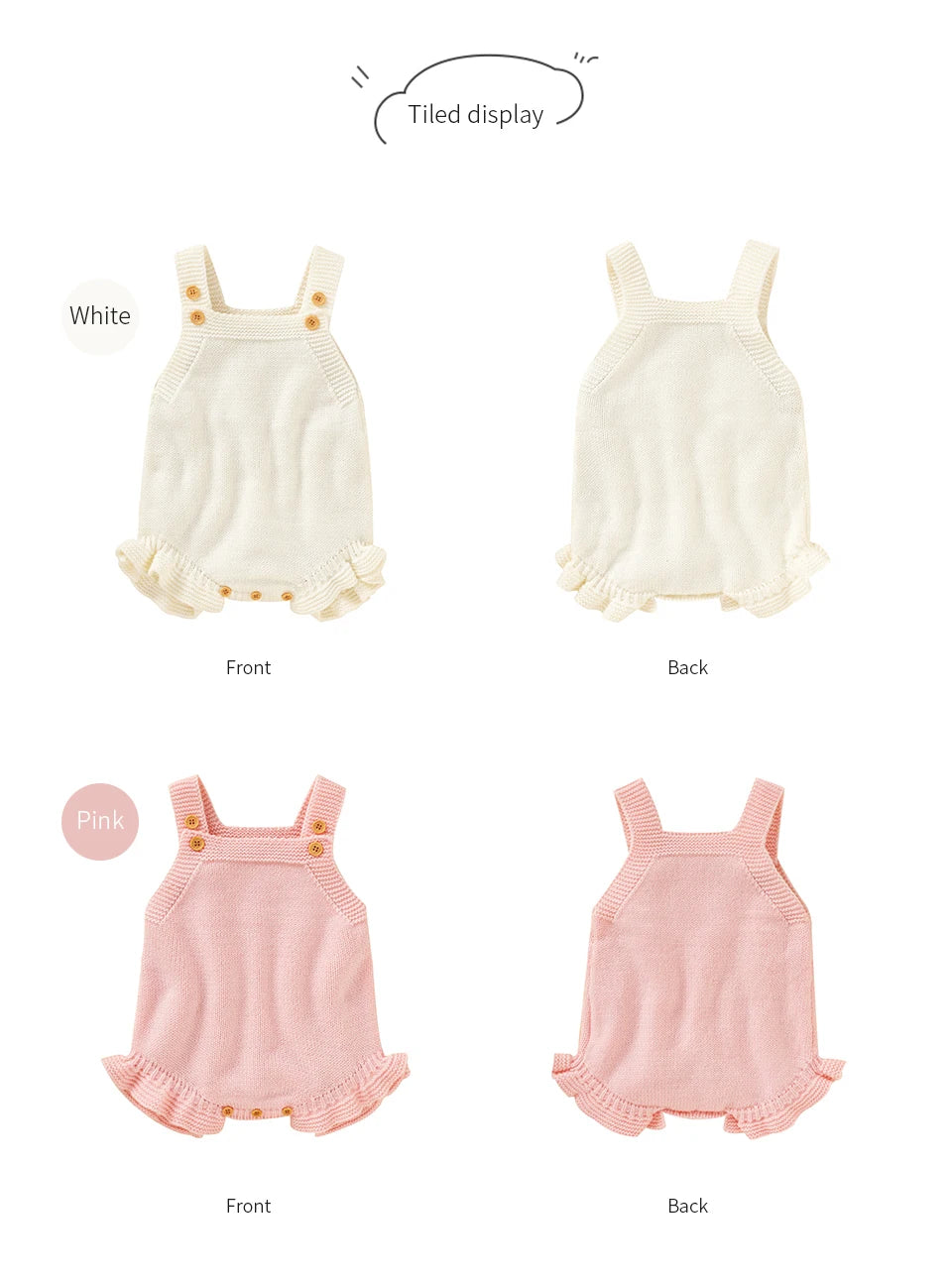 Jumpsuits One Piece 0-18m Infant Unisex Clothes Toddler Kids Outfits