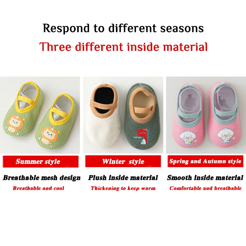 Baby Non-Slip Socks – Warm Indoor Floor Shoes for Toddlers