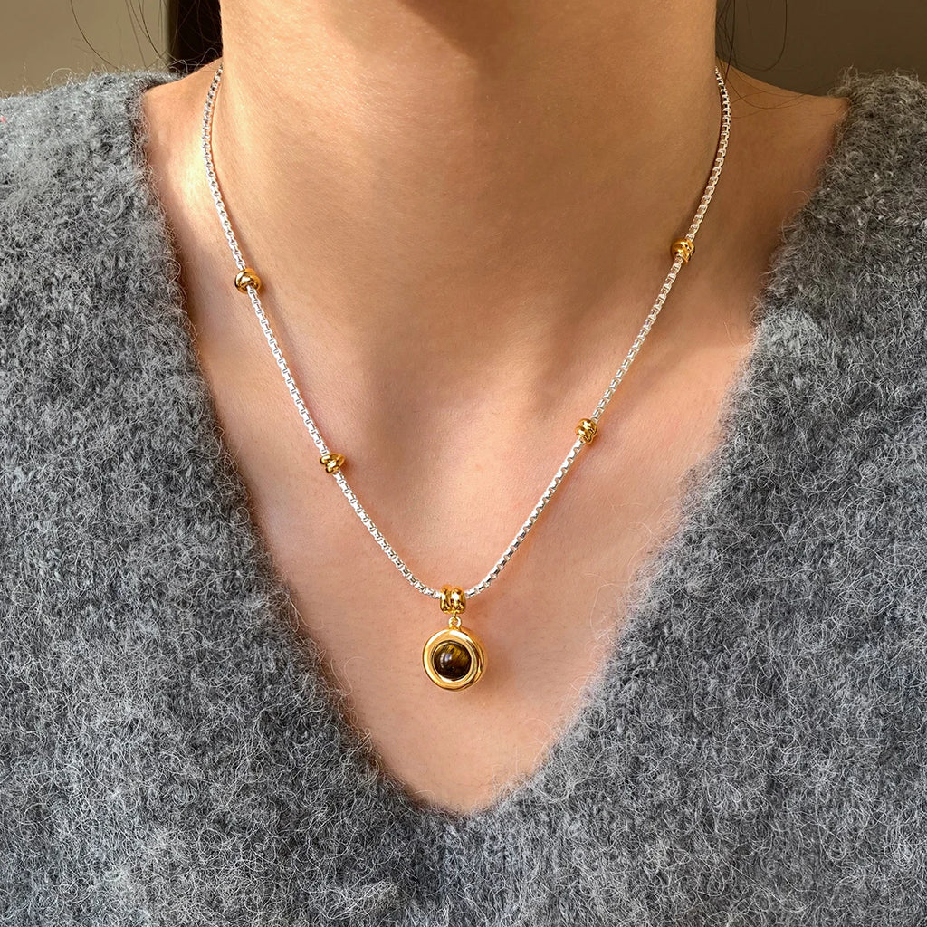 Gold and Silver Color Chain
