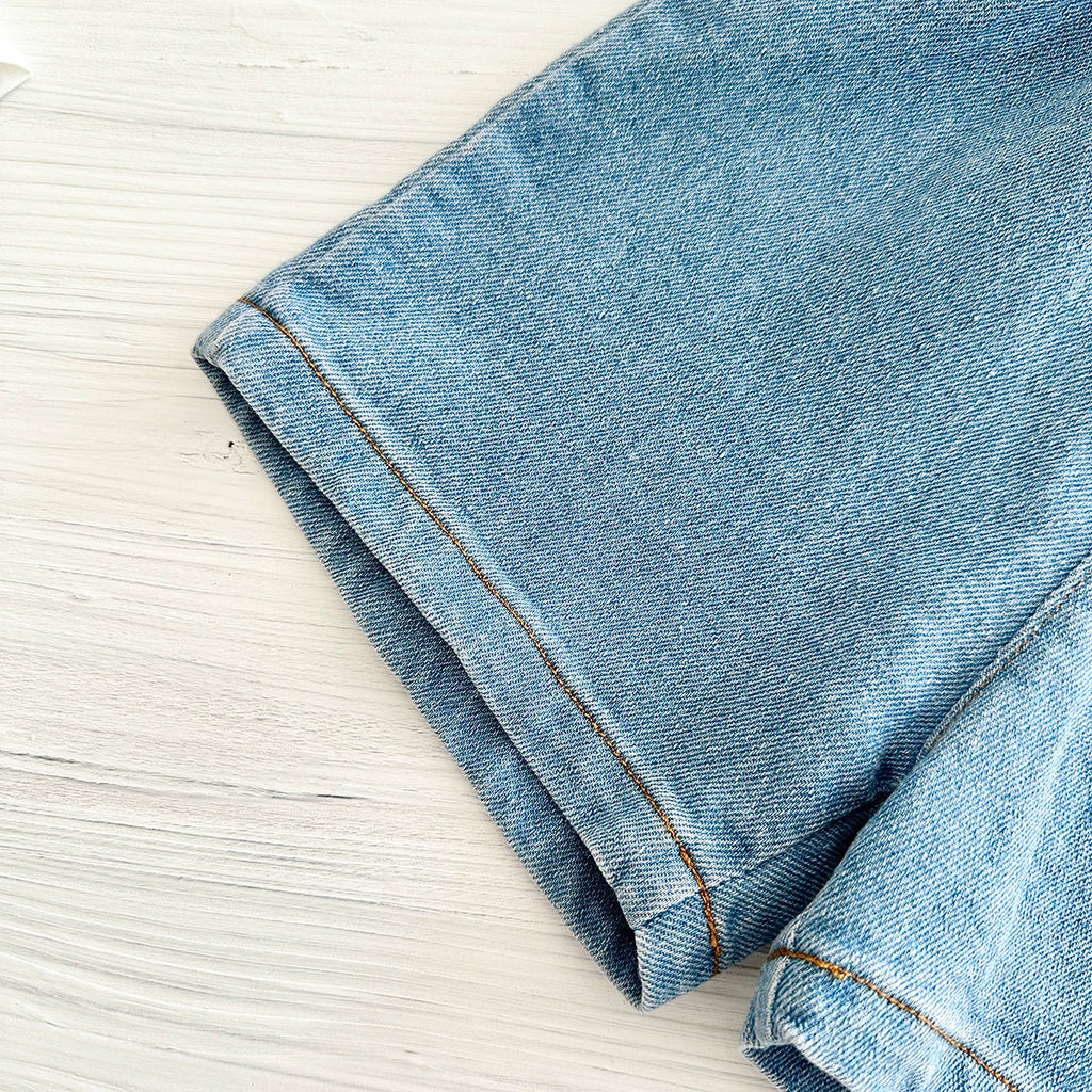 Baby Robot Embroidery Outfit – 2PCS (0–12M)