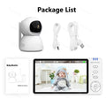 5" 720P HD Baby Monitor – Pan/Tilt, Night Vision & 2-Way Audio