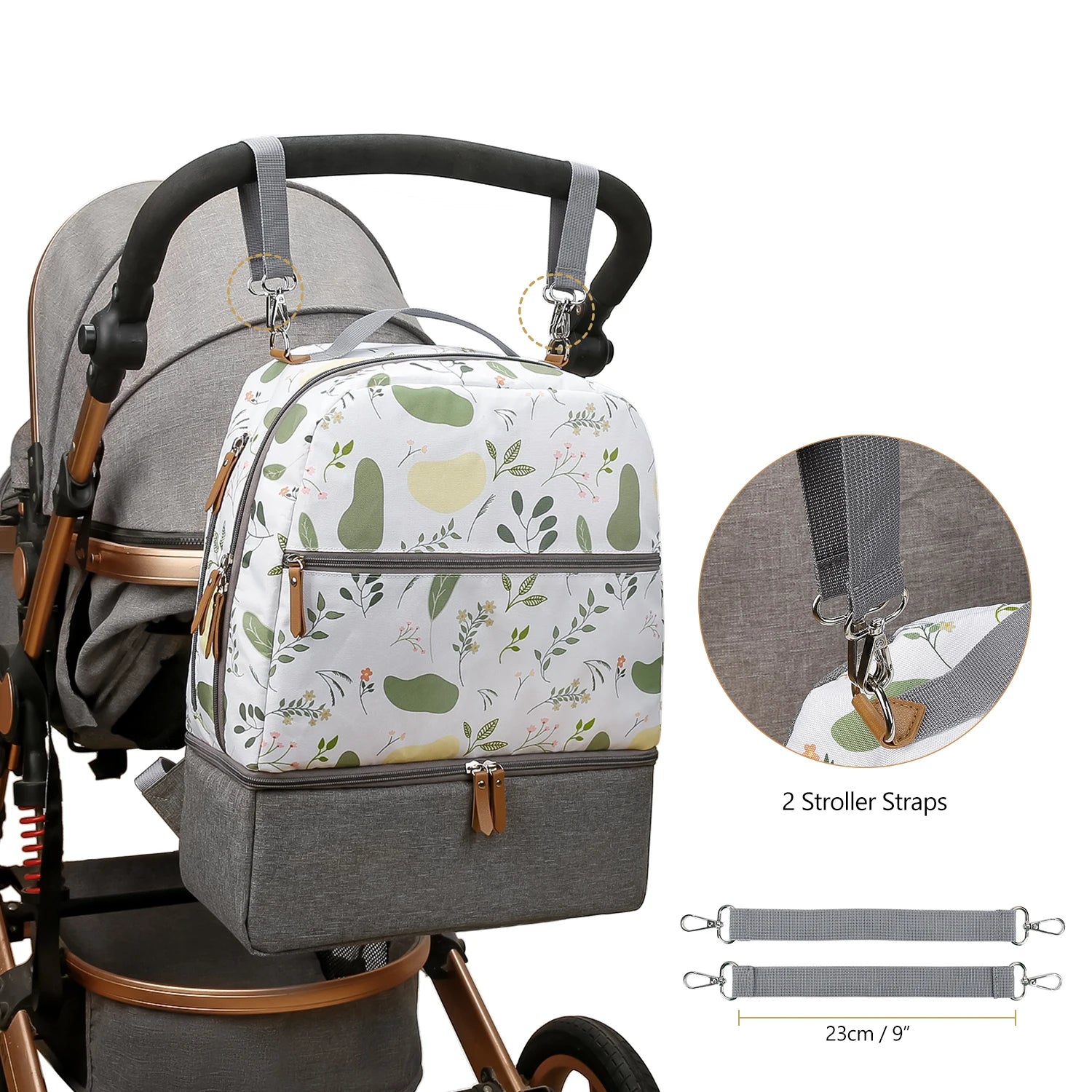 Medium Size Breast Pump Bag – Double Layer Cooler Bag for Outdoor & Working Moms