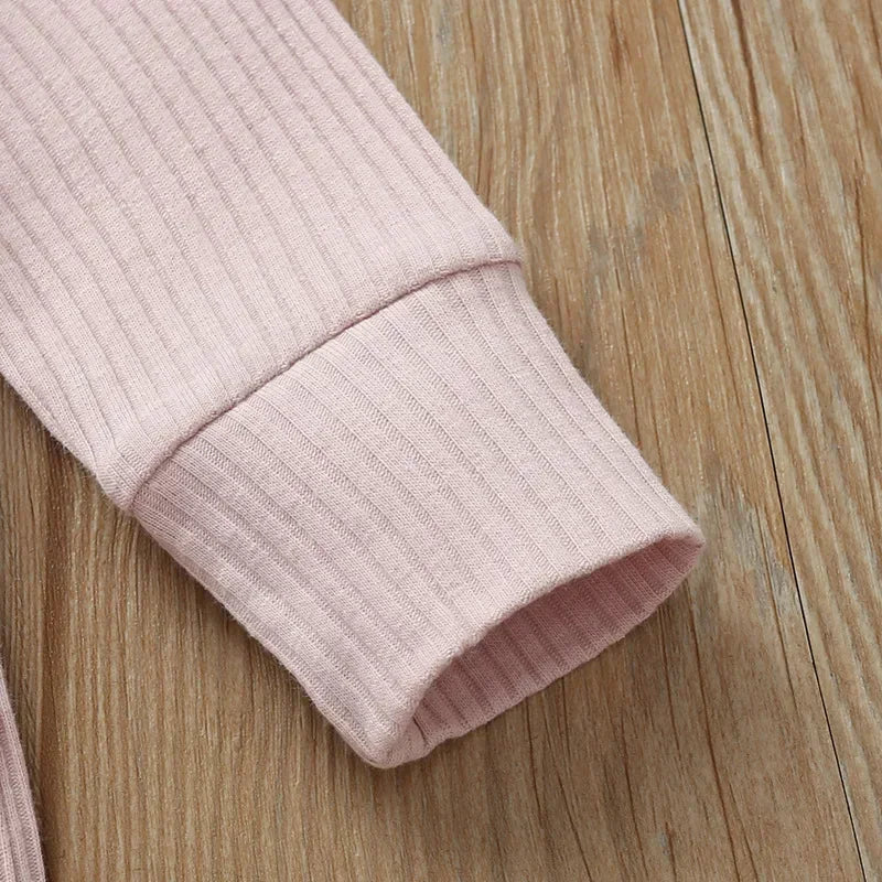 Newborn Cotton Romper, Long Sleeve Baby Jumpsuit