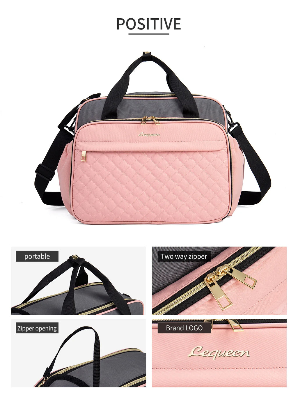 Large Baby Diaper Bag – Travel, Stroller & Maternity Organizer for Women