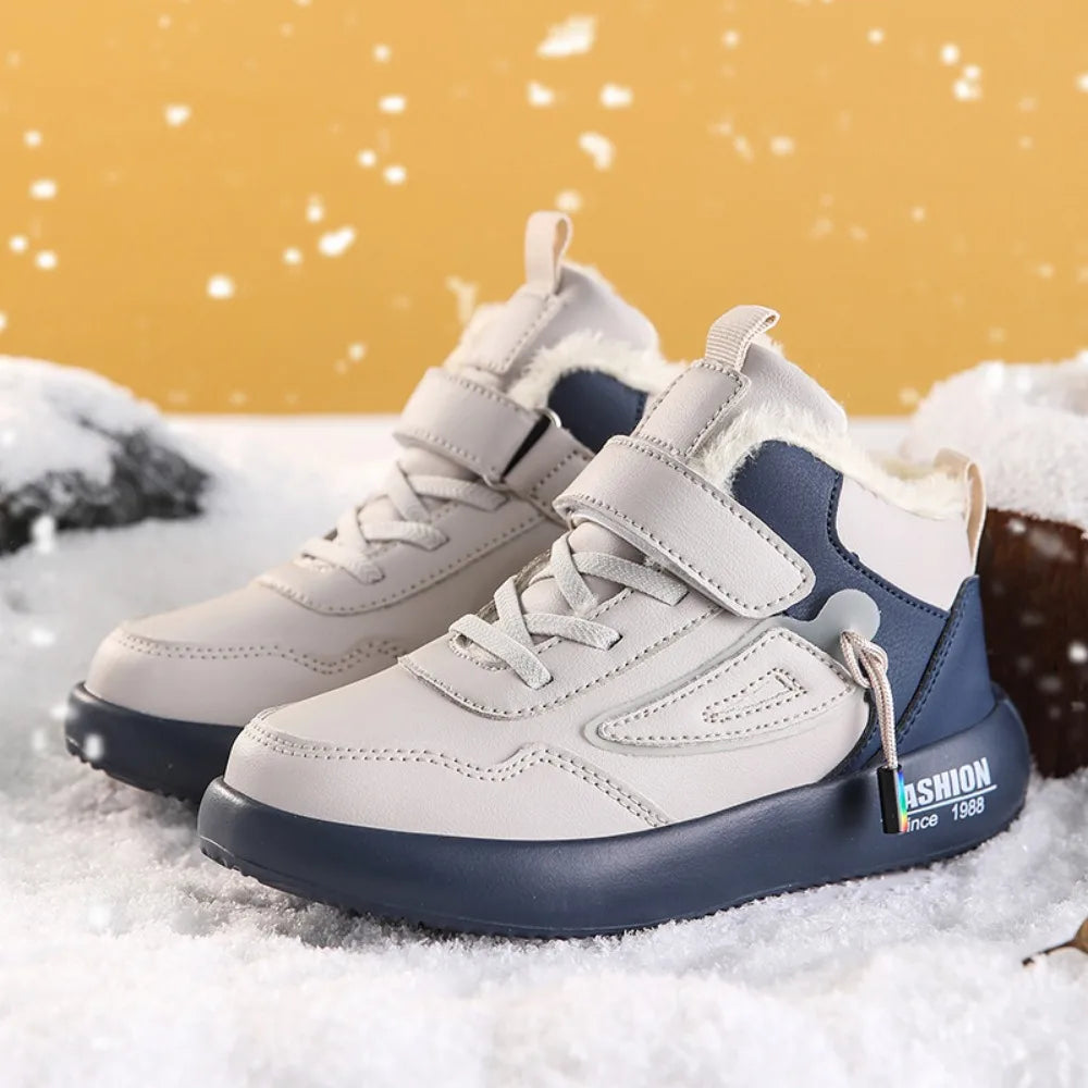 Kids’ Winter Snow Boots – Warm, Non-Slip Outdoor Sneakers