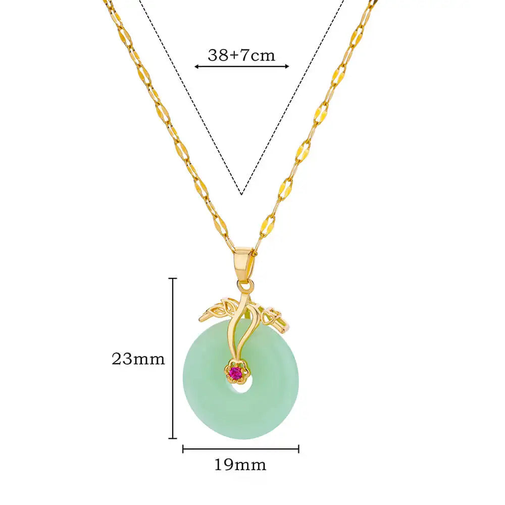 Stainless Steel Natural Stone Necklaces