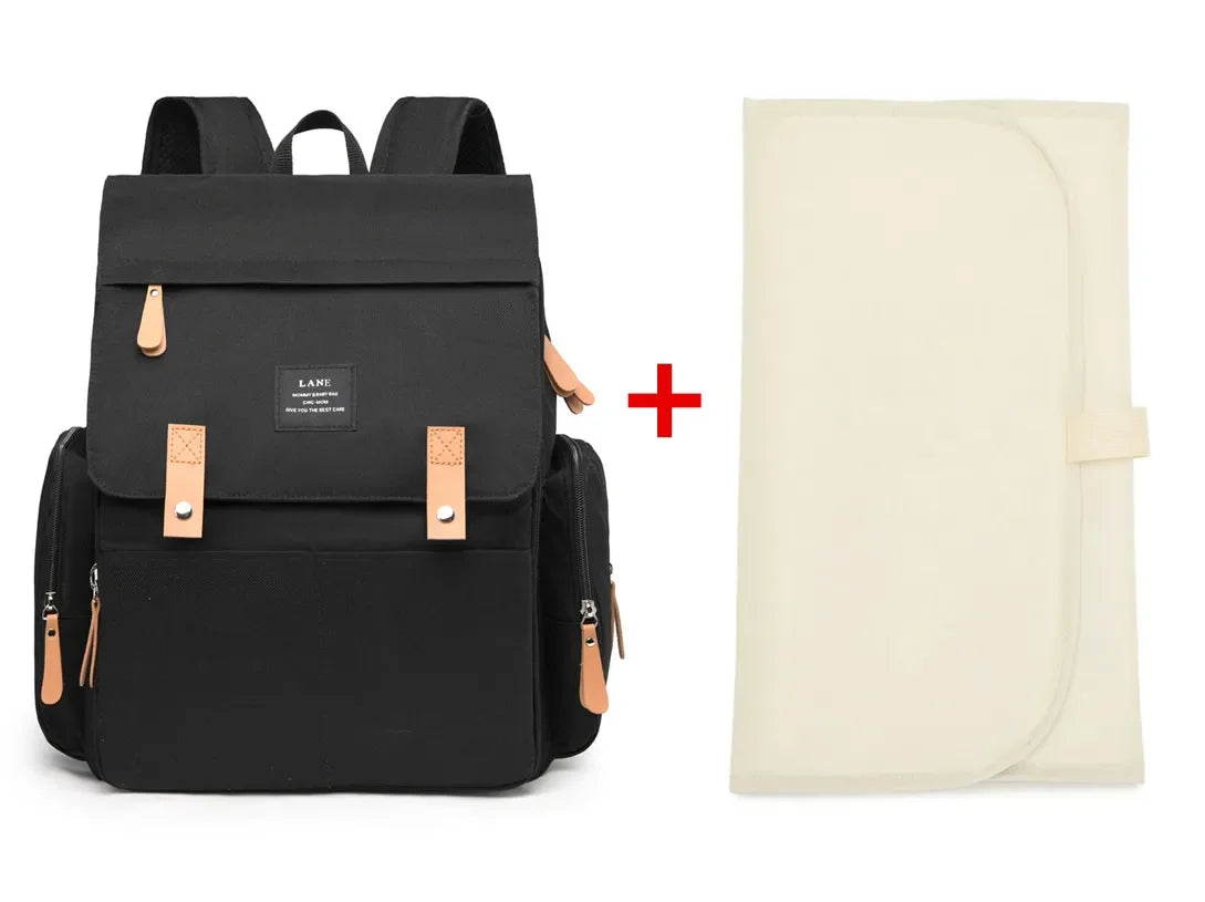 Travel Backpack for Moms – Large Capacity Waterproof Diaper & Baby Stroller Bag