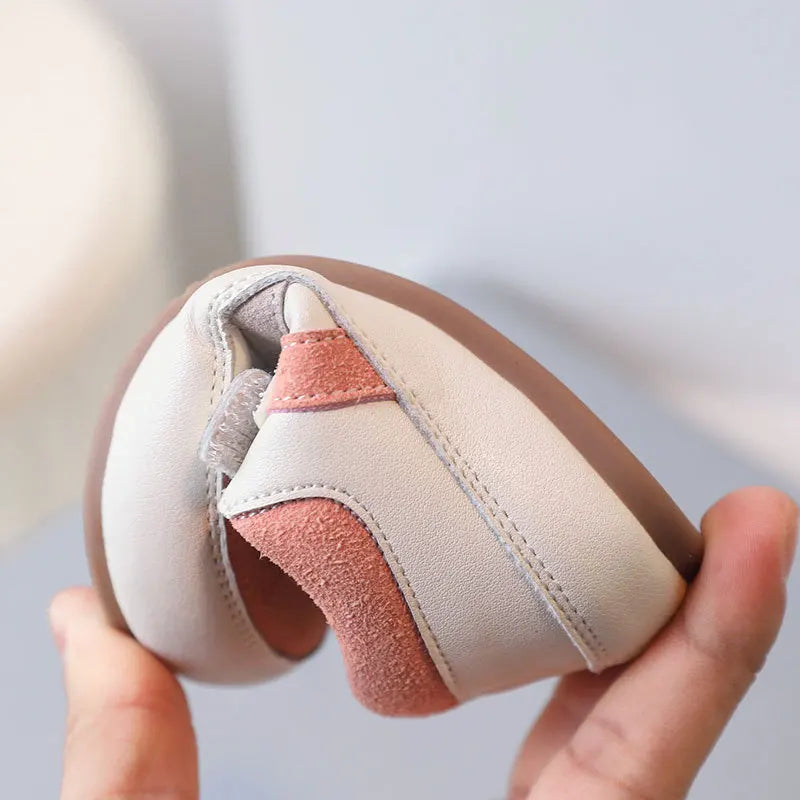 Soft Leather Baby Sneakers 0-3 Years