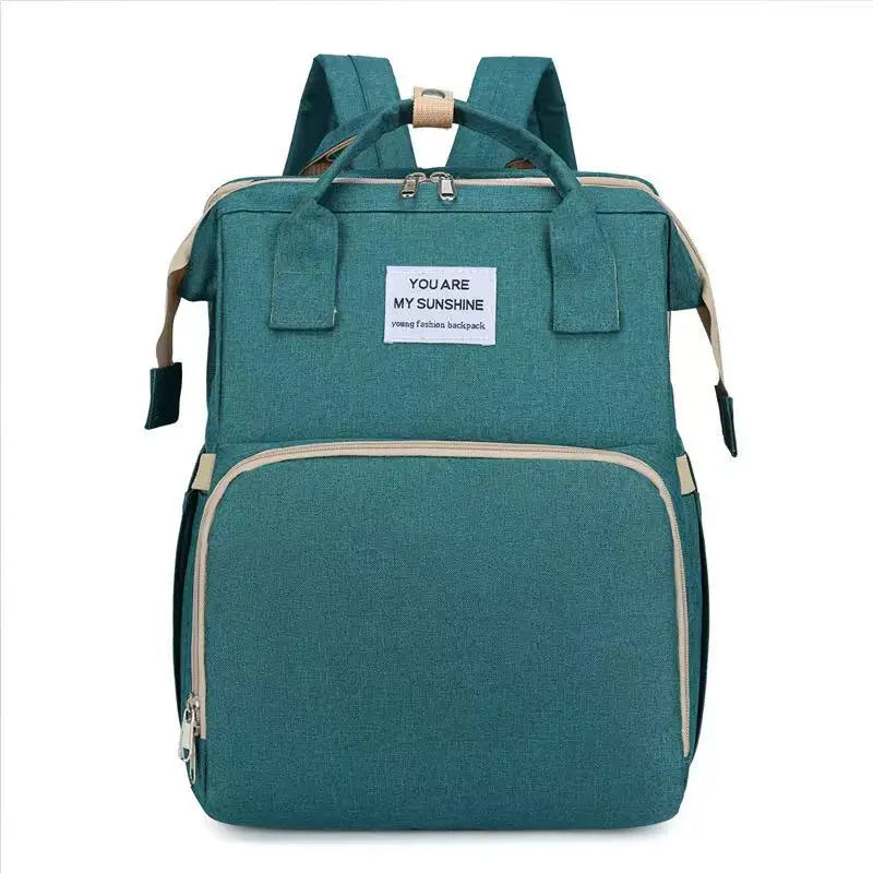 Lightweight Folding Mommy Backpack with Portable Baby Bed