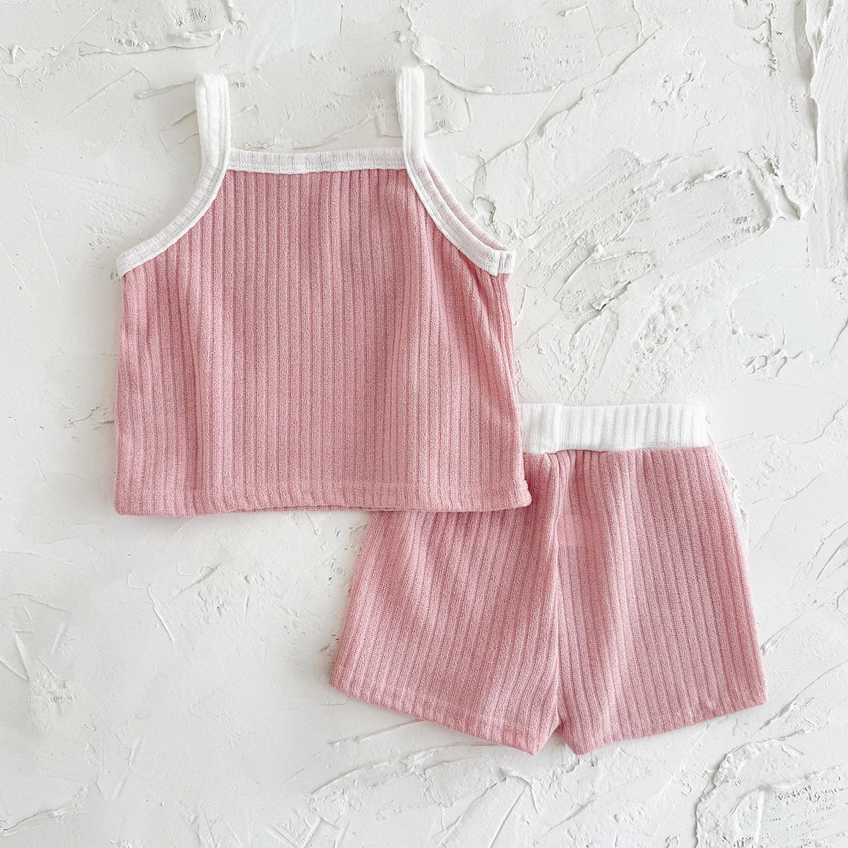 2PCS Baby Girl Summer Set – T-shirt & Shorts