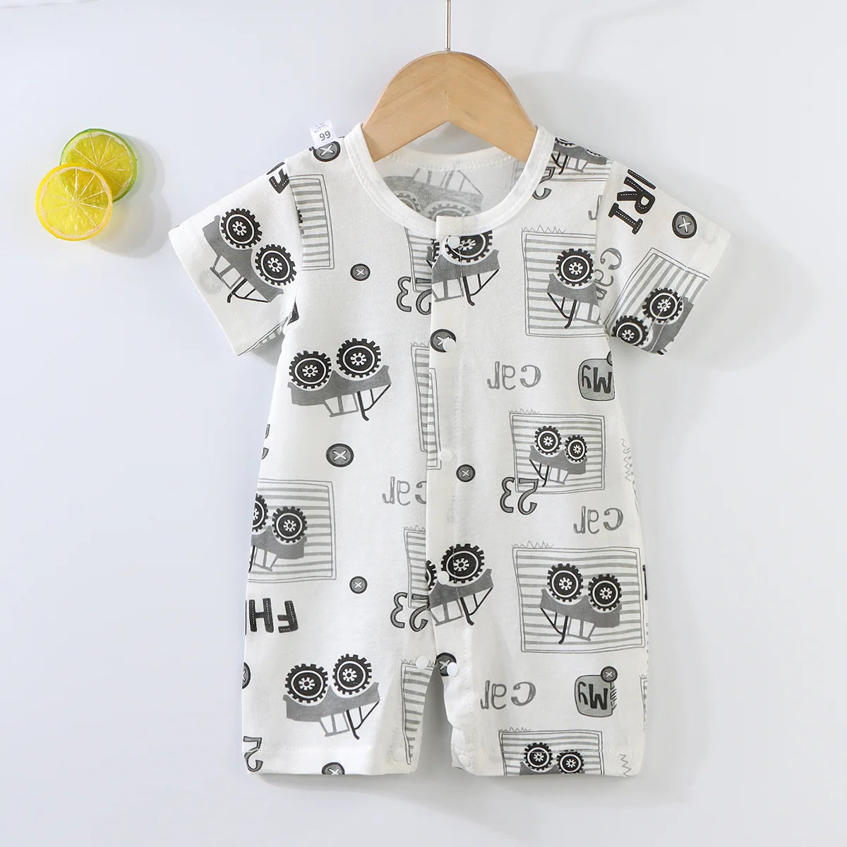 Short-Sleeved Thin Harness Infant Clothes