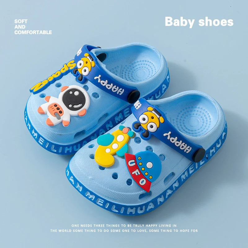 Kids Open-Toe EVA Sandals – Soft Non-Slip Clog Shoes