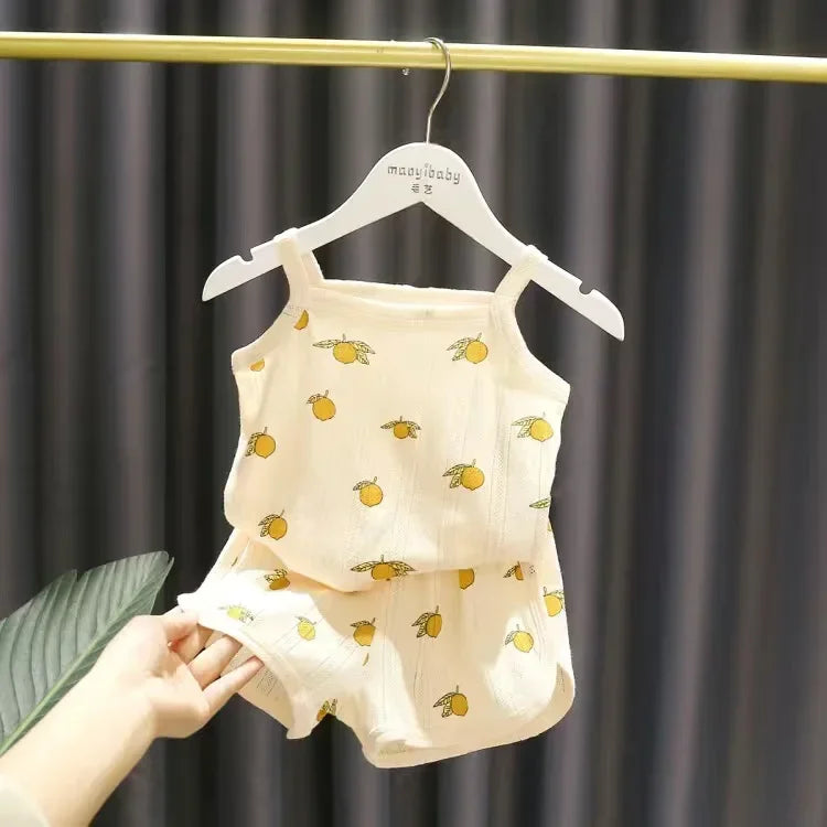 Baby Summer Clothing Set – Tee & Shorts (Toddler)